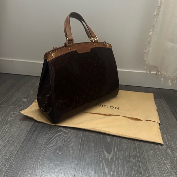 Louis Vuitton Handbags - Louis Vuitton Glossy Brown and Tan Satchel